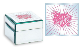 mirrored jewelry boxes